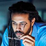 Man working on a computer