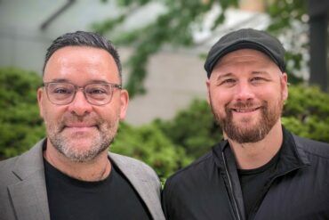 David Dufresne and matt Roberts of CMD capital, together in an outdoor portrait