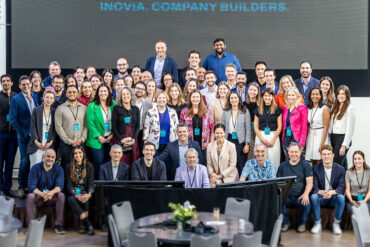 The Inovia Capital team at the VC firm's recent annual general meeting.