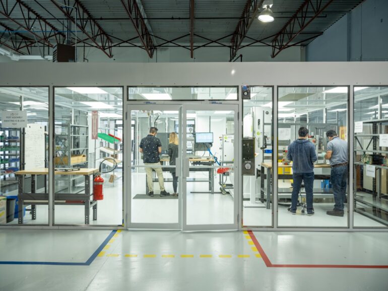 Loop Energy clean room