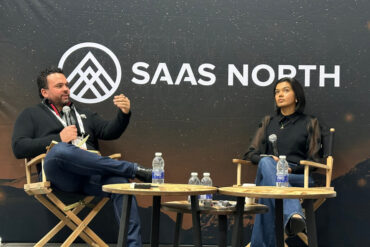 Solon Angel and Joella Almeida at SAAS NORTH 2023.