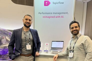 Topicflow co-founders Amin Palizban and Gavin Johnston.