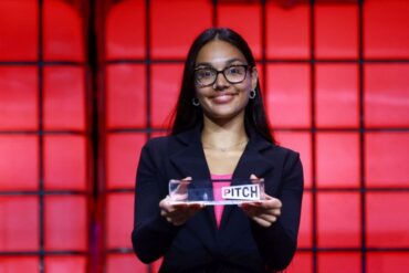 VoxCell business operations coordinator Asees Kaur at Collision 2024.