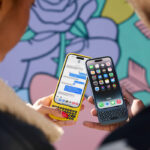 Clicks iPhone keyboard