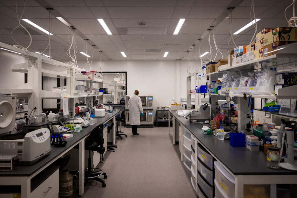 University of Waterloo Innovation Arena lab space.