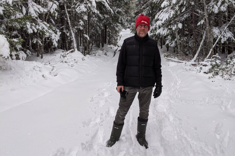 Charles Mandel at Two Dog Marsh