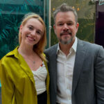 Xatoms' Diana Virgovicova and Matt Damon