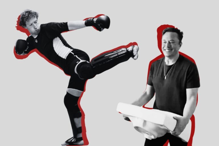 Mark Zuckerberg and Elon Musk