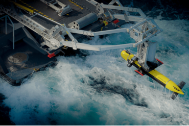 Kraken Robotics yellow ocean robot