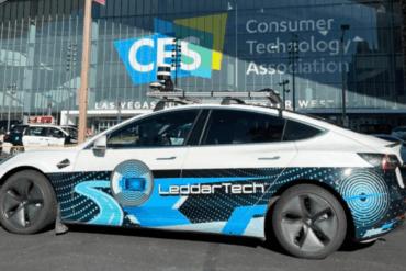 Leddartech car parked