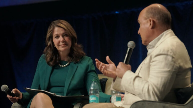 Inventures 2025 Premier Danielle Smith and Jim Balsillie