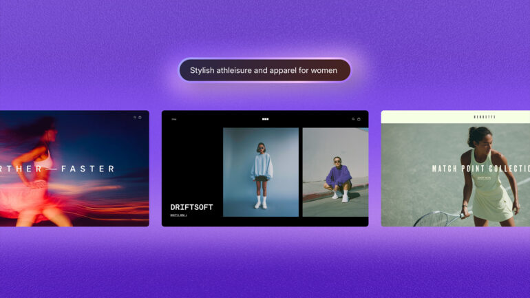 screen capture of shopify's new horizons ai store builder