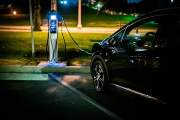 EV charging at night time