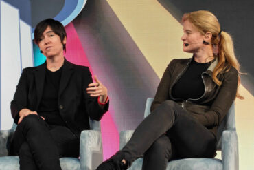 Waabi's Raquel Urtasun (left) and Nvidia's Sanja Fidler (right) at Homecoming 2025