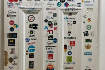 Notman House door at Startupfest 2025.