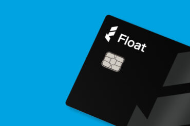 A graphic of a debit card bearing the Float logo