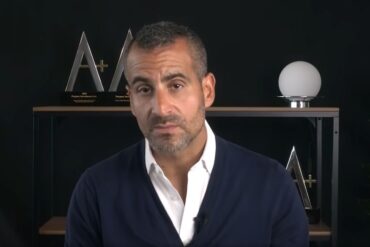 A screengrab from a head-and-shoulders video of Som Seif.