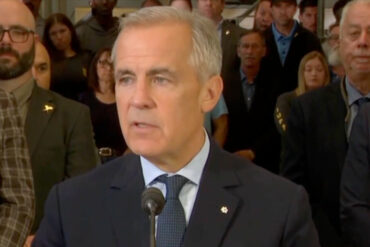 Prime Minister Mark Carney speaking to press September 11, 2025.