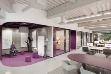 A rendering of Lyft's future Toronto tech hub.