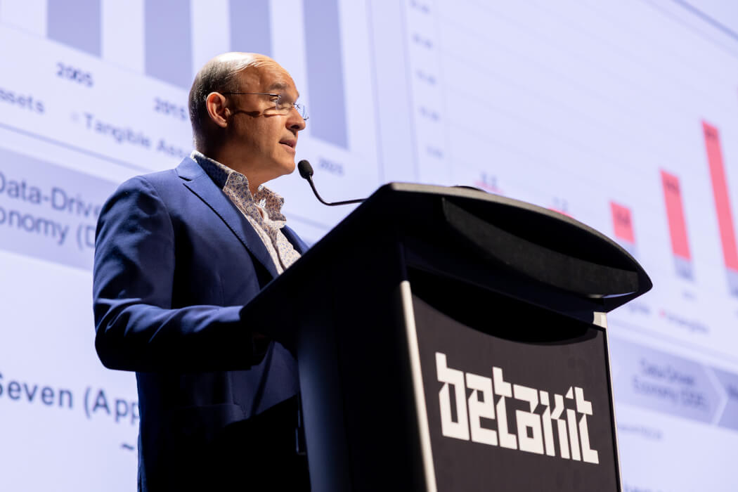 Jim Balsillie speaking at BetaKit Most Ambitious: Town Hall