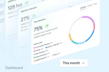 An illustration of Chrono software on a screen.