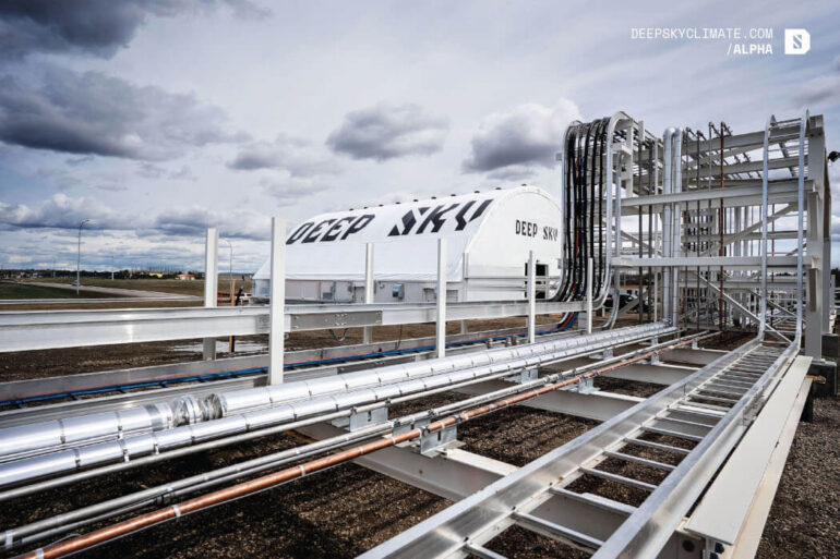 A Deep Sky building and its surrounding infrastructure.