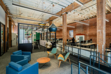 An interior shot of the Beacon Software office